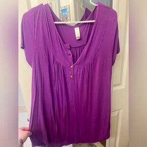 Venus Purple Shirt-Size XL